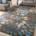 Tufted Carpet with Leaf Design